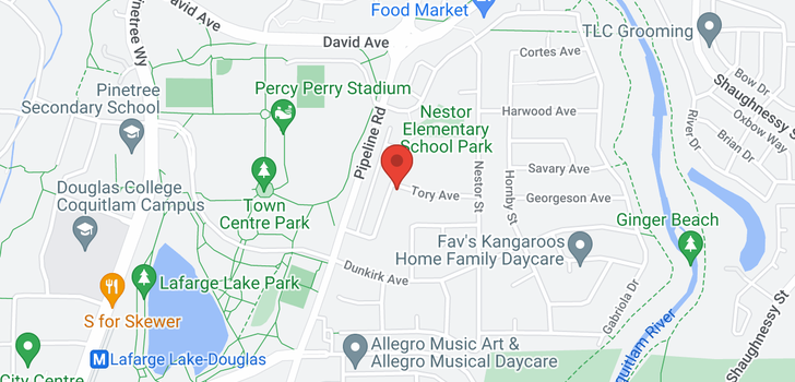 map of 3150 TORY AVENUE